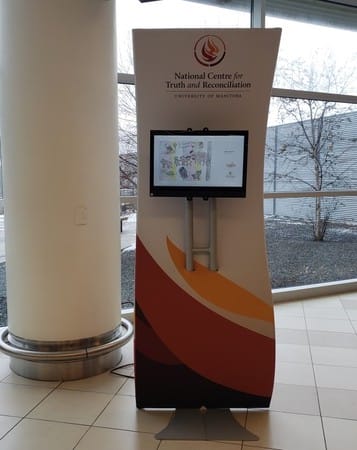 NCTR Imagine a Canada display at airport