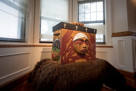 Bentwood Box on display