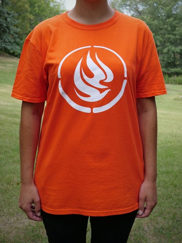 Front of Orange T-shirt