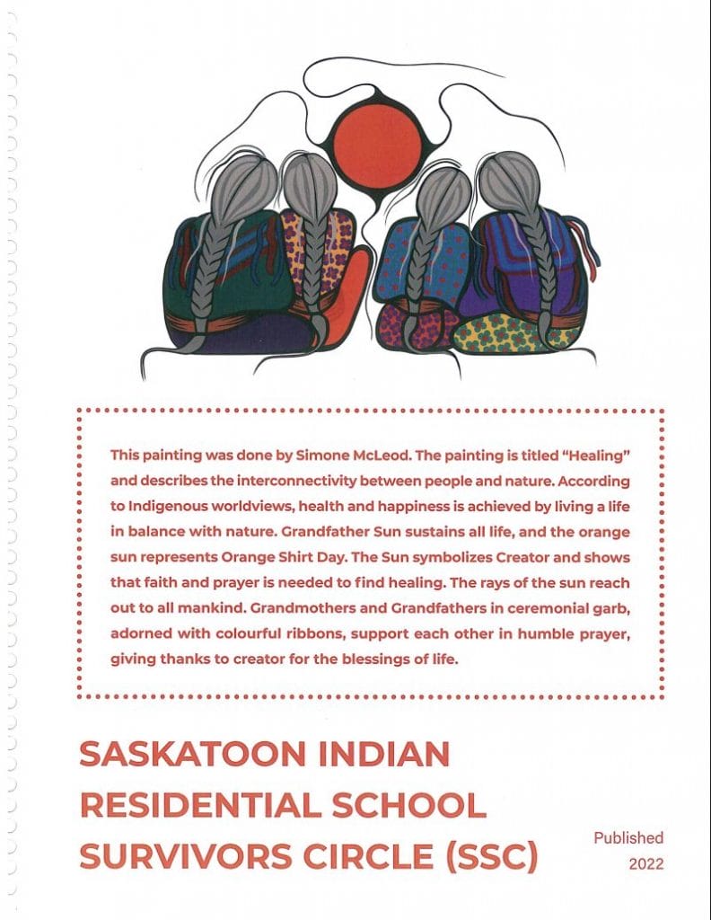 Cover of report from Saskatoon Indian Residential School Circle (SSC)