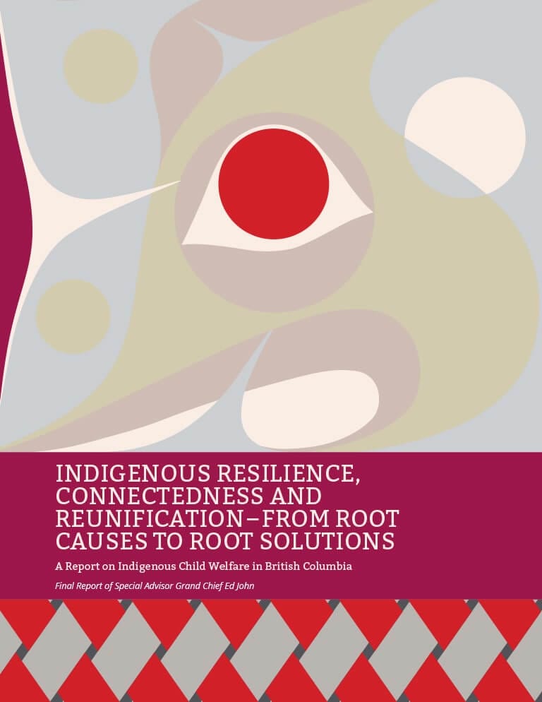 Cover for document "Indigenous Resilence, Connectedness and Reunification"
