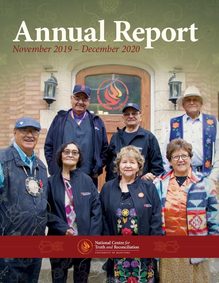 Cover for document "The 2019-2020 NCTR Annual Report"