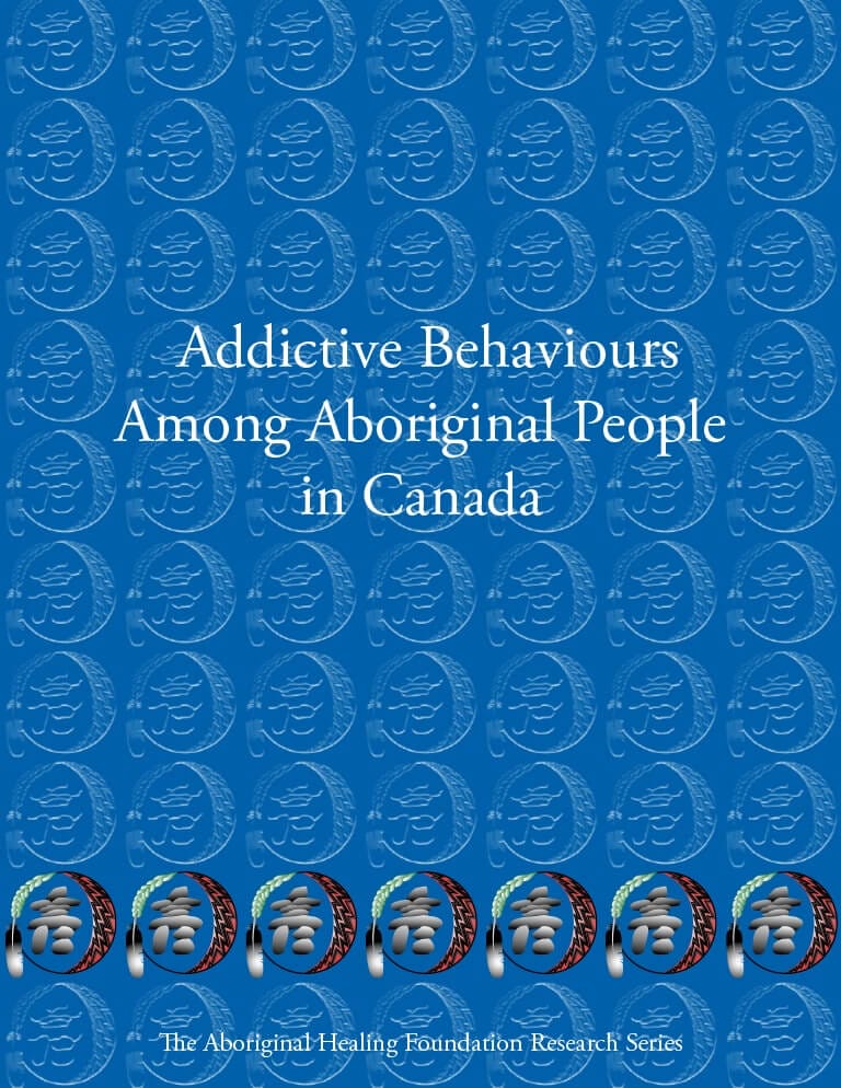 Cover for document "Addictive Behaviours Among Aboriginal People in Canada"