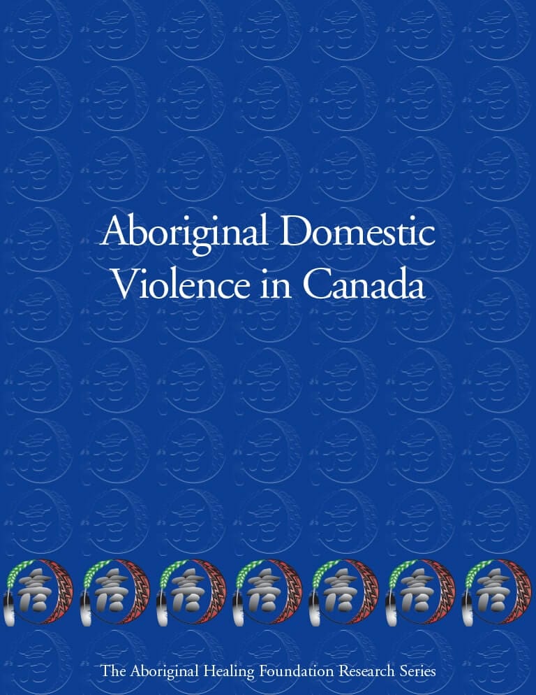 Cover for document "Aboriginal Domestic Violence in Canada"
