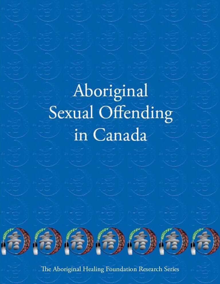 Cover for document "Aboriginal Sexual Offending in Canada"