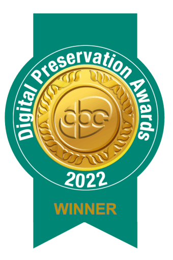 Digital Preservation Coalition Digital Preservation Awards Winner 2022